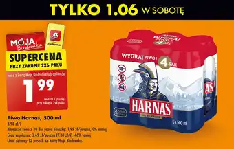 Biedronka Piwo Harnaś Jasne Pełne oferta