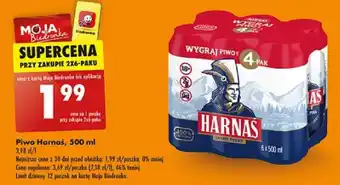 Biedronka Piwo Harnaś 500 ml oferta