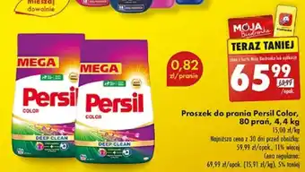 Biedronka Proszek do prania Persil Color 80 prań 4,4 kg oferta