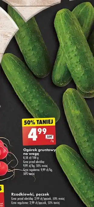Biedronka Ogórek gruntowy 1kg oferta
