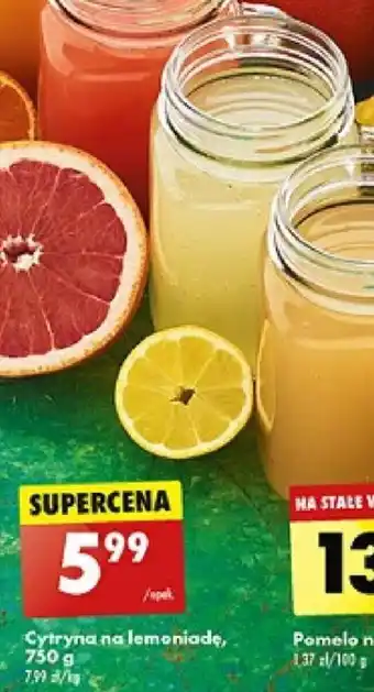 Biedronka Cytryna na lemoniadę 750g oferta