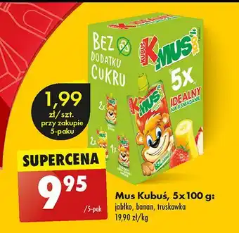 Biedronka Mus mix Kubuś 100% oferta