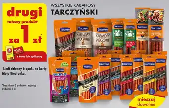 Biedronka Kabanosiki z indykiem Tarczyński Gryzzale oferta