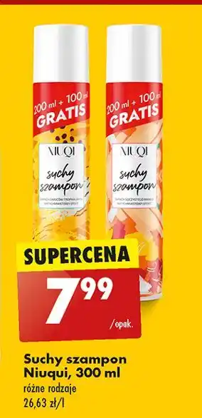 Biedronka Suchy szampon tropical Niuqi oferta