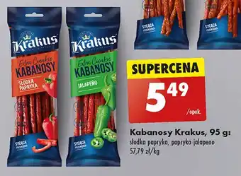 Biedronka Kabanosy jalapeno Krakus Animex oferta