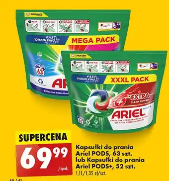Biedronka Kapsułki do prania color Ariel All In 1 oferta