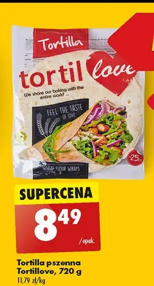 Biedronka Tortilla pszenna xxl Tortillove oferta