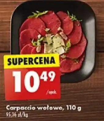 Biedronka Carpaccio wołowe 110 g oferta