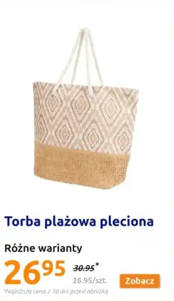 Action Torba plażowa pleciona oferta