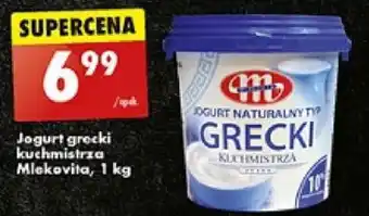 Biedronka Jogurt grecki kuchmistrza Mlekovita 1 kg oferta