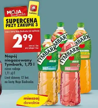 Biedronka Napój jabłko-mięta Tymbark 1936 oferta