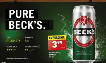 Biedronka Piwo Beck's Imported oferta