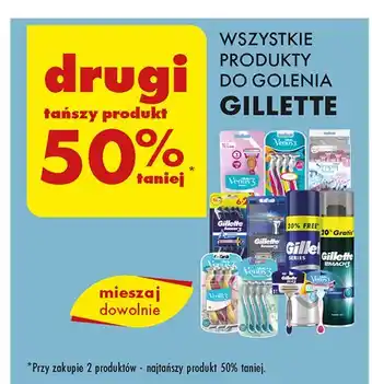 Biedronka Żel do golenia sensitive Gillette Series oferta