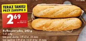 Biedronka Bułka paryska 240 g oferta