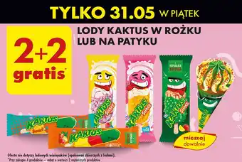 Biedronka Lody shake śmietanka-mango Nestle Kaktus oferta