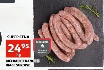 Auchan Kiełbaski franusie białe surowe Auchan oferta