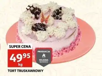 Auchan Tort truskawkowy Auchan oferta