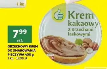 Auchan Krem kakaowy z orzechami laskowymi Podniesiony Kciuk oferta