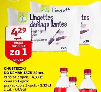 Auchan Chusteczki do demakijażu Podniesiony Kciuk oferta