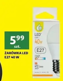 Auchan Żarówka led e27 40w Podniesiony Kciuk oferta