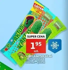 Auchan Lód lava jabłko-wiśnia Nestle Kaktus oferta