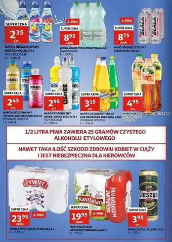 Auchan Woda gazowana Muszyna Skarb Życia oferta