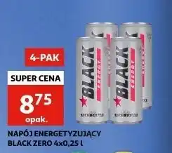 Auchan Napój energetyczny zero sugar Black Energy oferta
