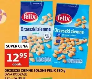 Auchan Orzeszki ziemne smażone i solone Felix oferta