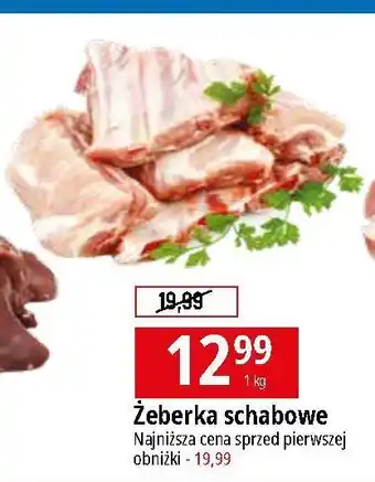 E.Leclerc Żeberka wieprzowe schabowe oferta