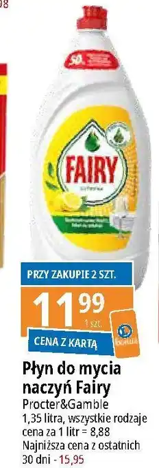 E.Leclerc Płyn do mycia naczyń lemon Fairy oferta