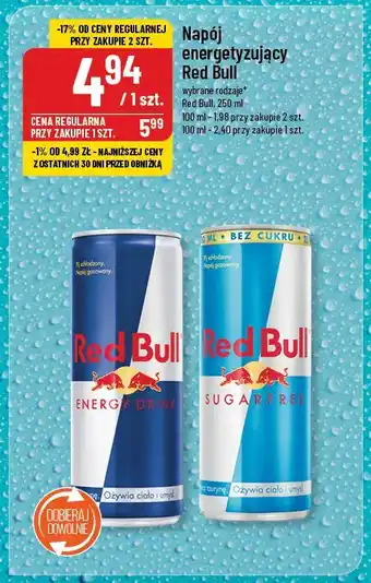 Polomarket Napój energetyzujący Red Bull oferta