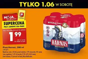 Biedronka Piwo Harnaś Jasne Pełne oferta