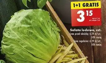 Biedronka Sałata lodowa oferta
