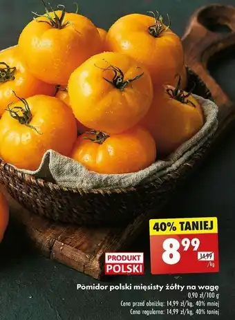 Biedronka Pomidory polskie mięsiste żółte oferta