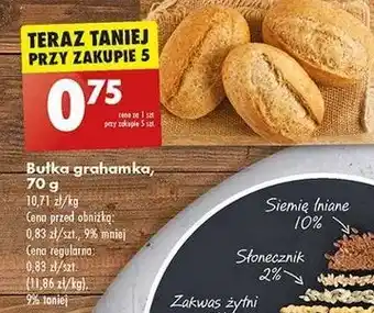 Biedronka Bułka grahamka oferta