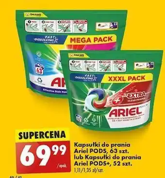Biedronka Kapsułki do prania color Ariel All In 1 oferta