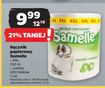 Netto Ręcznik papierowy Samelle oferta