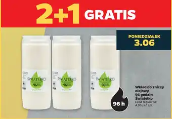 Netto Wkład do zniczy olejowy 96 godzin Światełko oferta