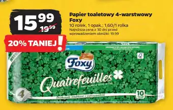 Papier toaletowy 4-warstwowy Foxy