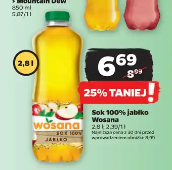 Netto Sok 100% jabłko Wosana oferta