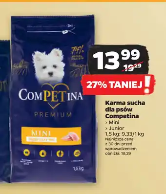 Netto Karma sucha dla psów Competina oferta