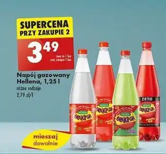 Biedronka Oranżada czerwona zero Hellena oferta