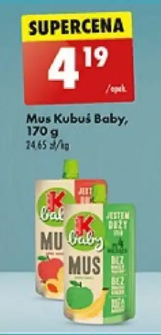 Biedronka Mus Kubuś Baby, 170 g oferta