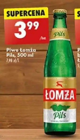 Biedronka Piwo Łomża Pils, 500 ml oferta