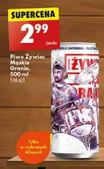 Biedronka Piwo Żywiec Męskie Granie, 500 ml oferta