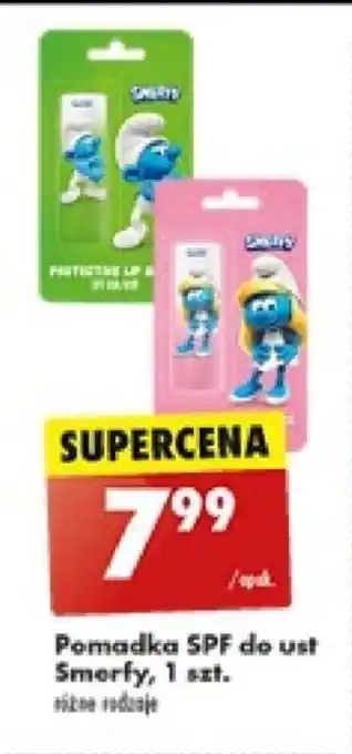 Biedronka Pomadka SPF do ust Smerfy, 1 szt. oferta