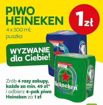 Stokrotka PIWO HEINEKEN 4 x 500 ml oferta