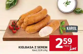 Stokrotka KIEŁBASA Z SEREM Karol 100 g oferta