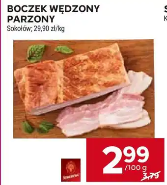 Stokrotka BOCZEK WĘDZONY PARZONY Sokołów 100 g oferta