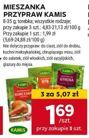 Stokrotka MIESZANKA PRZYPRAW KAMIS 8-35 g oferta